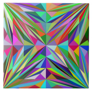 Carreau Mandala Abstrait