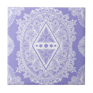 Carreau Mandala de diamant céleste