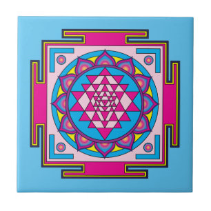 Carreau Mandala de Sri Yantra