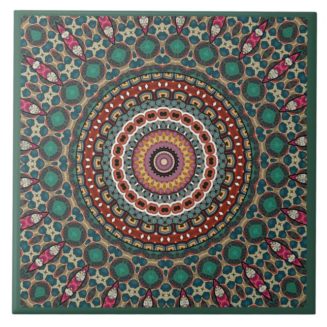 Carreau Mandala Décoratif  (Devant)