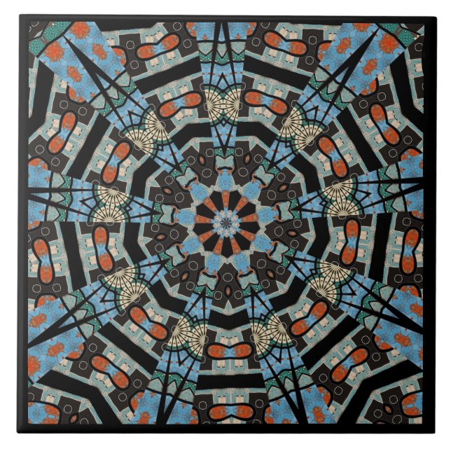 Carreau Mandala Décoratif  (Devant)