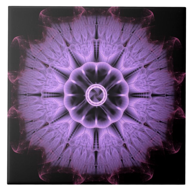 Carreau Mandala fractal (Devant)