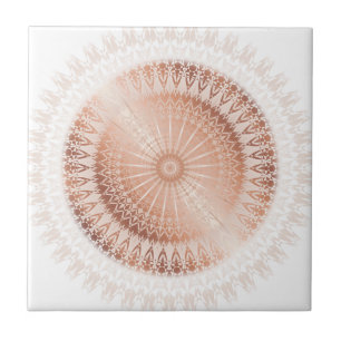 Carreau Mandala rose Gold White