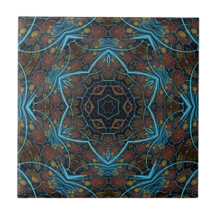 Carreau Mandala Rosette Boho Bohemian Style Dandy Motif
