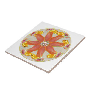 Carreau Mandala tropical de boissons
