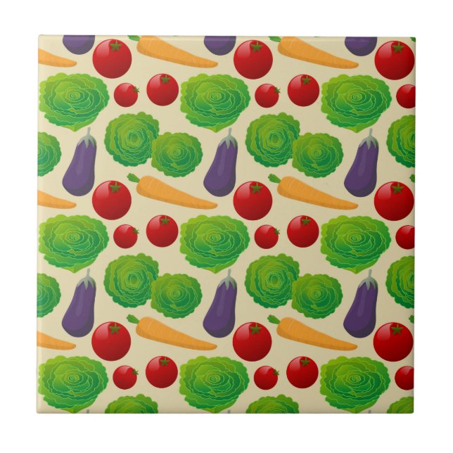 Carreau Mangez vos légumes (Devant)