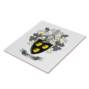 Carreau Manteau de crête de famille de McKnight des bras