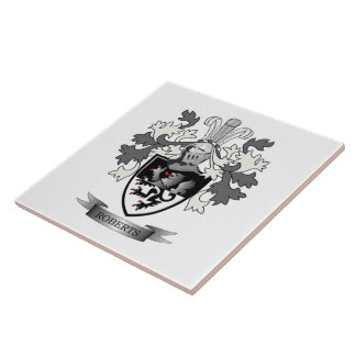 Carreau Manteau de crête de famille de Roberts des bras