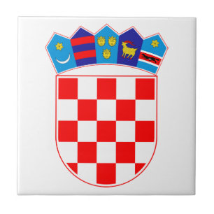 Carreau Manteau de la Croatie des bras