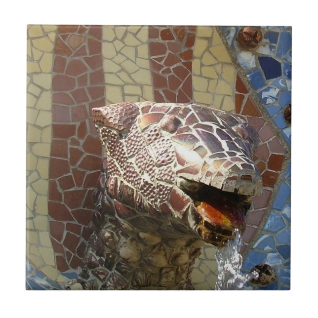 Carreau Manteau des bras catalan - tuile de mosaïque de (Devant)