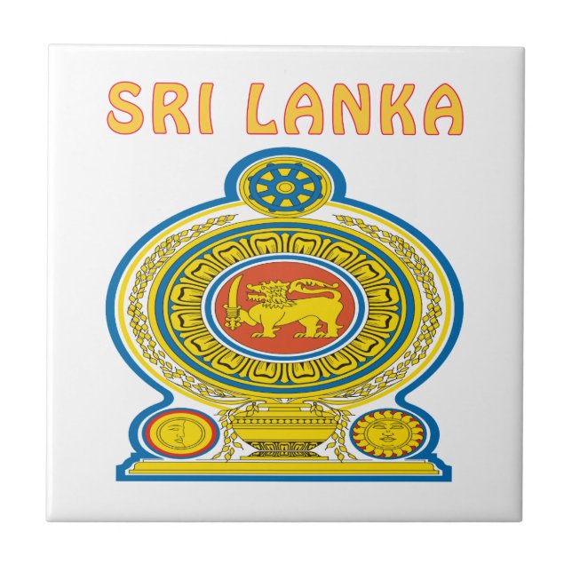 Carreau Manteau du SRI LANKA des bras (Devant)