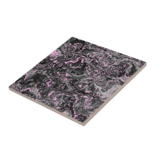 Carreau Marbre abstrait rose et gris