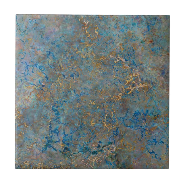 Carreau Marbre de luxe de lazulite de Lapis (Devant)