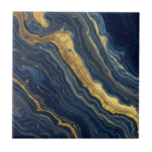 Carreau Marbre Naturel Navy & Gold – Carrelage Céramique d