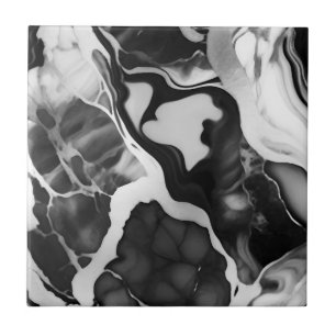 Carreau Marbre noir et blanc tendance