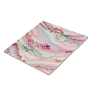 Carreau Marbre rose clair Agate Collection populaire