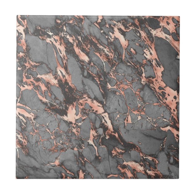 Carreau Marbre rose gris or design moderne (Devant)