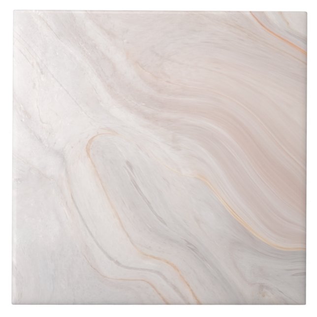 Carreau Marbre rose profond finition Carré de 6" (Devant)
