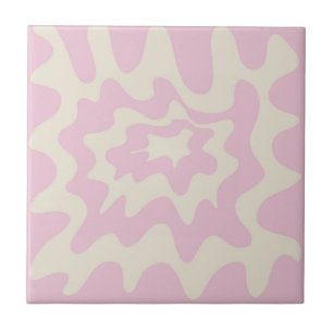 Carreau Marbre rose Super Wavy Stripe Printemps moderne