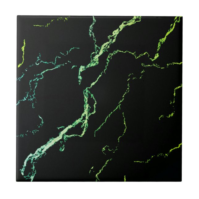 Carreau Marbre vert vif Look Carrelage céramique (Devant)