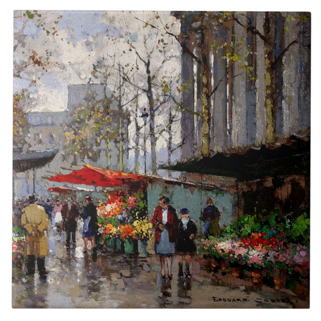Carreau Marché aux fleurs à La Madeleine (Devant)