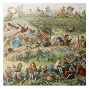 Carreau Marche triomphale du roi des elfes, fées, gobelins