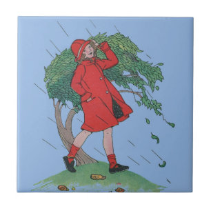 Carreau marcher sous la pluie