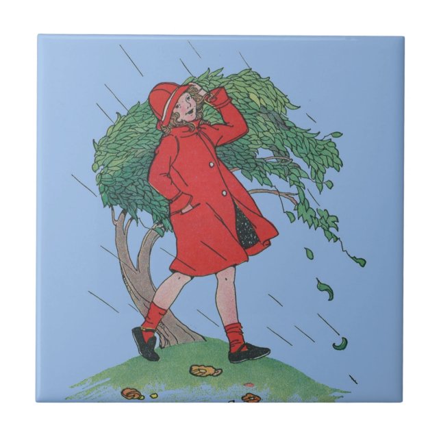 Carreau marcher sous la pluie (Devant)