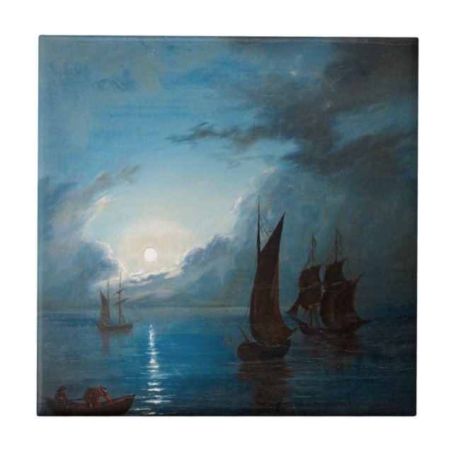 Carreau Marcus Larson hav-i-mansken-1848.bateau nature (Devant)