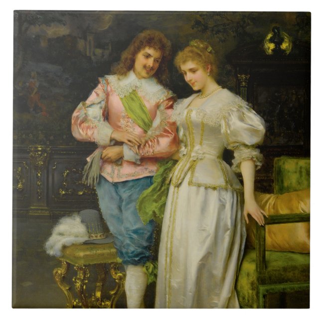 Carreau Mari et femme mariée (Mariage et mariage) (Devant)