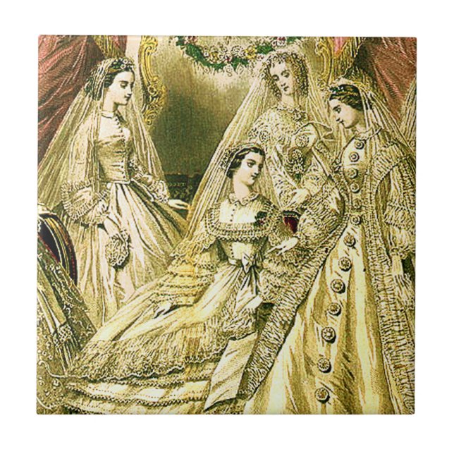 Carreau Mariage Antique de la Mariée (Devant)