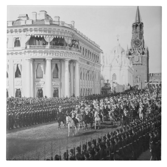 Carreau Mariage de tsar Nicholas (1868-1918) à Alexandra (Devant)