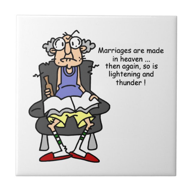 Carreau Mariage, Éclair, Humour tonnerre (Devant)