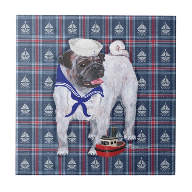 Carreau Marin Pug (Devant)