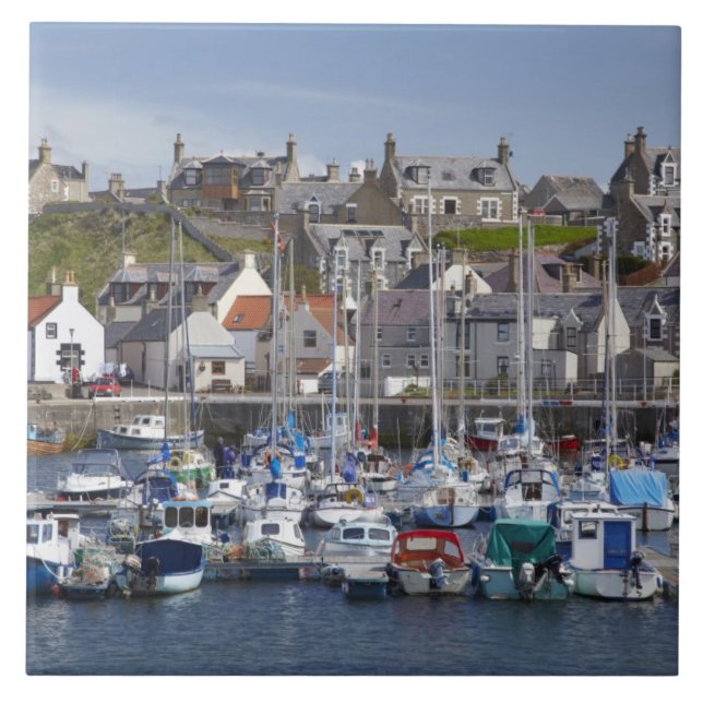 Carreau Marina, Findochty, Moray, Écosse, Uni (Devant)
