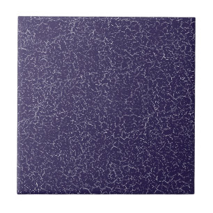 Carreau Marine Blue Cracker Glaze Solid Color Tile