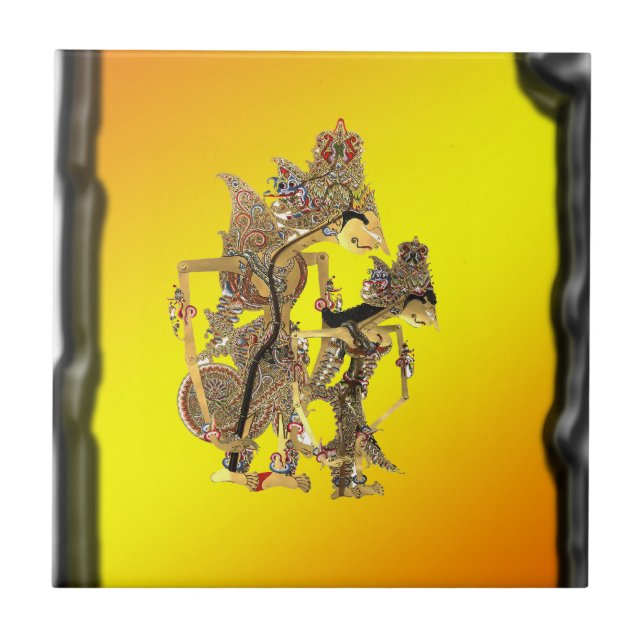 Carreau Marionnettes d'ombre indonésiennes (Devant)