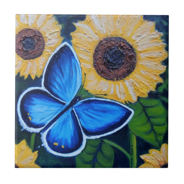 Carreau Mariposa Azul (Devant)