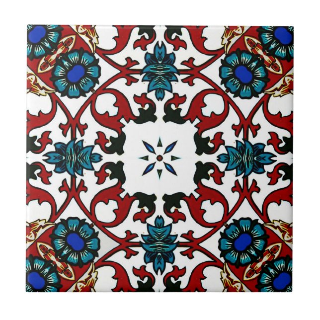 Carreau marocain, mosaïque, turc, (Devant)