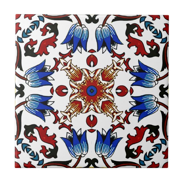 Carreau marocain, mosaïque, turc, (Devant)