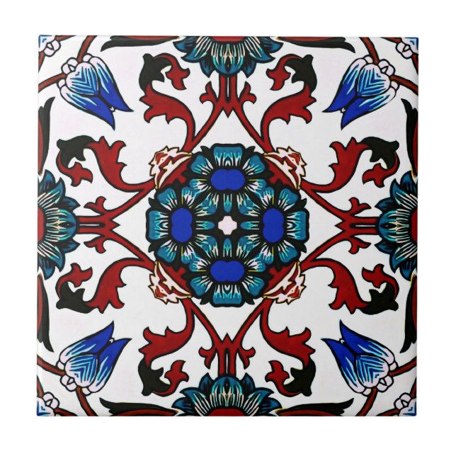 Carreau marocain, mosaïque, turc, (Devant)