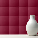 Carreau Maroon bordeaux de couleur solide<br><div class="desc">Conception de marron bordeaux de couleur solide.</div>