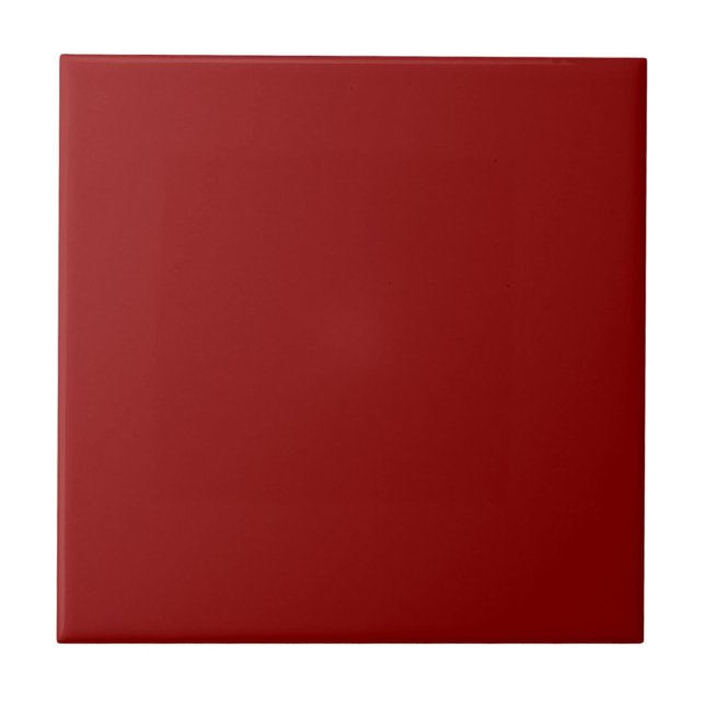 Carreau Maroon foncé Rouge Solid Tendance Couleur Blanc Ar (Devant)