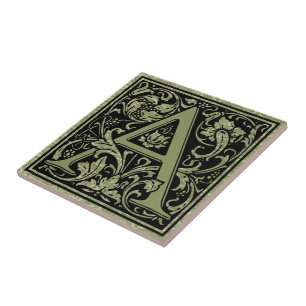 Carreau Marquez avec des lettres un premier monogramme de