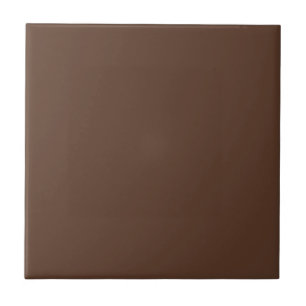 Carreau Marron Chocolat Moderne Uni