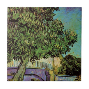 Carreau Marronnier en fleurs par Vincent van Gogh