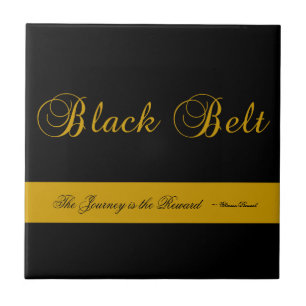 Carreau Martial Arts Black Belt Journey Tile