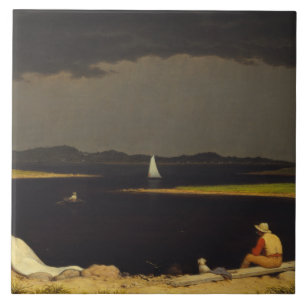 Carreau Martin Johnson Heade - À l'approche de l'orage