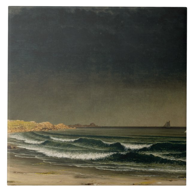 Carreau Martin Johnson Heade - Vers la tempête (Devant)