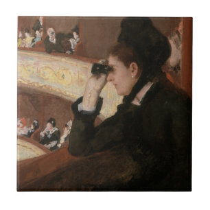Carreau Mary Cassatt - Dans la loge
